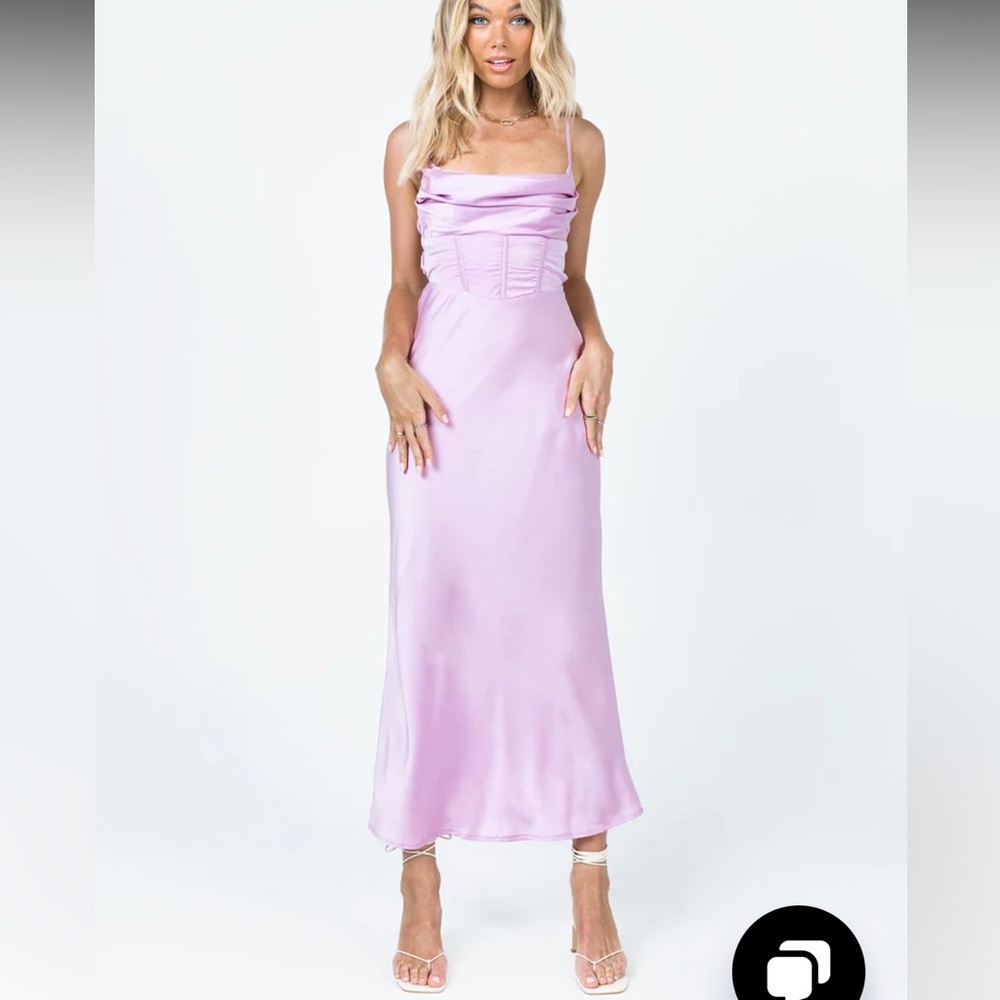 Princess Polly Lillie Dress Midi - purple